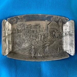 Wendell August Handmade Aluminum Tray Vintage
